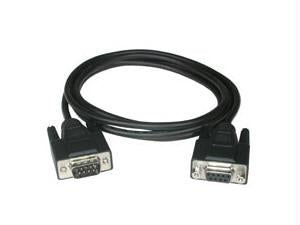 C2g 6ft Db9 M/f Serial Rs232 Extension Cable - Black