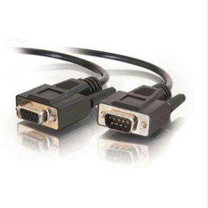 C2g 10ft Db9 M/f Serial Rs232 Extension Cable - Black