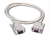 C2g 15ft Db9 M/f Serial Rs232 Extension Cable - Beige