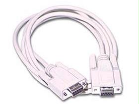 C2g 6ft Db9 F/f Serial Rs232 Null Modem Cable - Beige