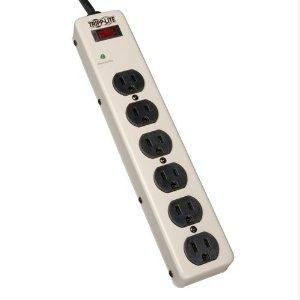 Tripp Lite Waber Surge Protector Power Strip Metal 6 Outlet 6feet  Cord