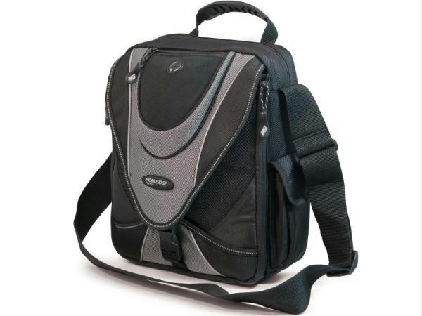 Mobile Edge Llc Mobile Edge - Mini Messenger - 9in/13.3in - Black/silver,1680d Ballistic Nylon