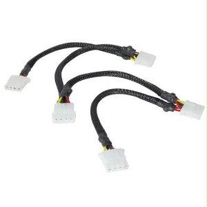 C2g 30in Internal Power Quad Splitter Cable