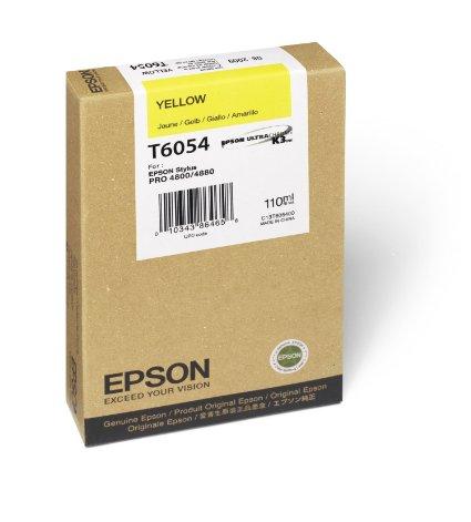 Epson Print Epson T605400 110 Ml Yellow Ultrachrome Ink Cartridge