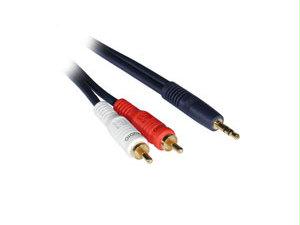 C2g 6ft Velocity™ One 3.5mm Stereo Male To Two Rca Stereo Male Y-cable