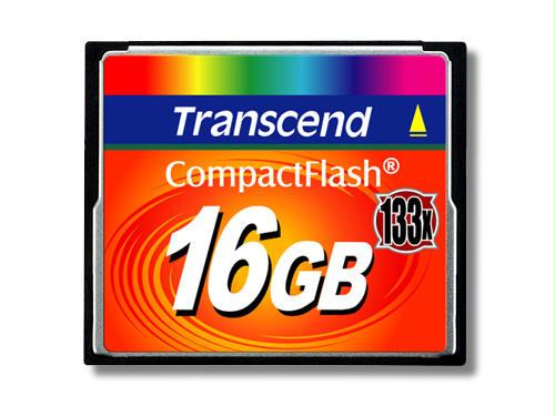 Transcend Information Flash Memory Card - 16 Gb - Compactflash Card - 3.3/5 V - Ata - 21.5mb/s