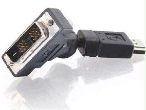 C2g 360anddeg; Rotating Hdmi(r) Male To Dvi-dandtrade; Male Adapter