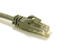 C2g 7ft Usa Cat 6 Stranded Patch Cable Gray