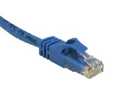 C2g 1ft Usa Cat 6 Stranded Patch Cable Blue