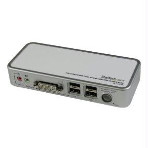 Startech 2 Port Usb Dvi Kvm With Audio Switching