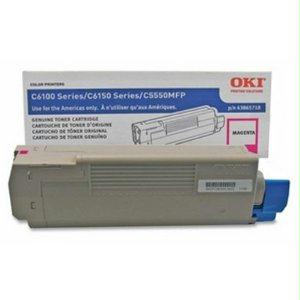 Okidata Oki Magenta Toner For C6150n, C6150dn, C6150dtn, C6150hdn, Mc560n, Mc560n Plus,