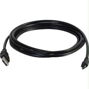 C2g 6.6ft Usb 2.0 A To Micro-b Cable M/m - Black (2m)