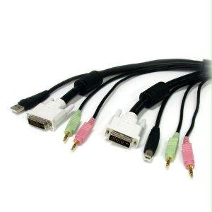 Startech Connect High Resolution Dvi Video, Usb, Audio And Microphone All In One Cable -