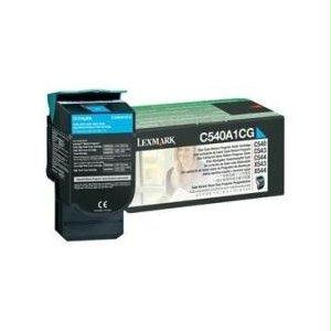 (lexmark Lex-c540a1cg)c540a1cg Cyan Toner Return Program 1,000 Stanard Yield Com