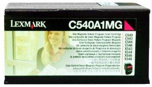 Lexmark C54x/x543/x544 Return Program Magenta Toner Cartridge