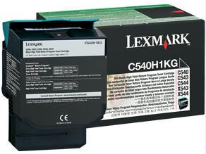 (lexmark Lex-c540h1kg) C54x X54x Black High Yield Return Program Toner Cartridge