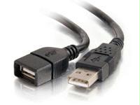 C2g 1m Usb 2.0 A Male To A Female Extension Cable - Black (3.3ft)