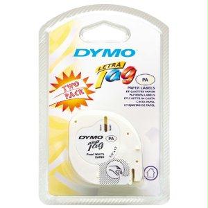 Dymo Letratag Paper Label 2 Pack White W Black Printing, 1/2 X 13- Must Ordered