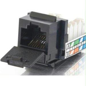 Legrand 90anddeg; Cat5e Rj45 Utp Keystone Jack - Black