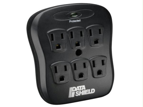 Tripp Lite Surge Protector Wallmount Direct Plug In 120v 6 Outlet 540 Joules Black