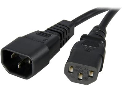 Startech C14 To C13 Power Cord - Computer Power Extension Cord - 10 Ft Power Cord - Ac Po