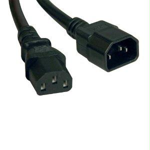 Tripp Lite 2ft Power Cord Extension Cable C14 To C13 Heavy Duty 15a 14awg