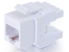 Legrand 180anddeg; Cat6 Rj45 Utp Keystone Jack - White