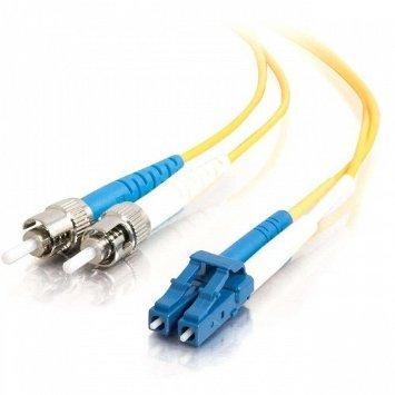 Legrand C2g 30m Lc-st 9/125 Os1 Duplex Singlemode Pvc Fiber Optic Cable - Yellow