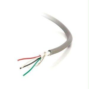 C2g 1000ft 24 Awg 4-conductor Foil Shield Pvc Bulk Cable