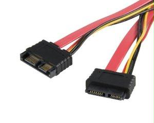 Startech 20in Slimline Sata Extension Cable - M/f