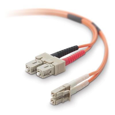 Belkin Components Belkin Fiber Optic Cable; Multimode Lc/sc Duplex Mmf, 62.5/125