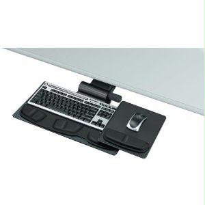 Fellowes, Inc. Lets You Slide Mouse Platform Left Or Right Over Keyboard Numeric Pad And Offers