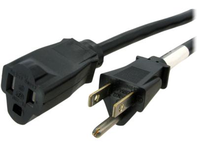 Startech 5-15 Extension Cord - Computer Power Extension Cord - Ac Extension Cord - Nema E