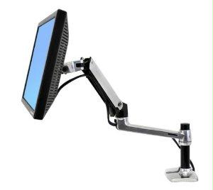 Ergotron Lx Desk Monitor Arm,increase Viewing Comfort Help Reduce Eye, Back And Neck Stra