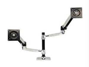 Ergotron Lx Dual Stacking Arm.mount Two Monitors Or A Notebook And Monitor Off A