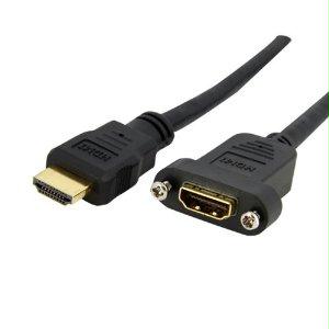 Startech This Panel Mount Hdmi Cable Features A Hdmi Male Connector On One End, And A Hdm