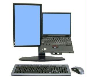 Ergotron Neo-flex Lcd & Laptop Lift Stand.combine A Notebook With An Lcd Display