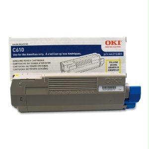 Okidata Oki C610 Yellow Toner For C610cdn, C610dn, C610dtn, C610n, C610n Pen Printing So