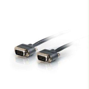 C2g 50ft Plenum-rated Hd15 Sxga M/m Monitor/projector Cable With Rounded Low Profile