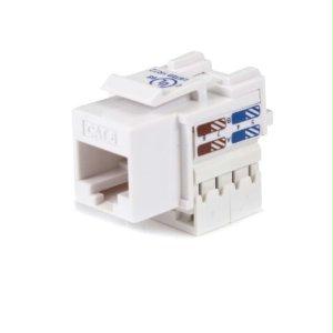 Startech Cat6 Rj45 Keystone Jack White 110 Type