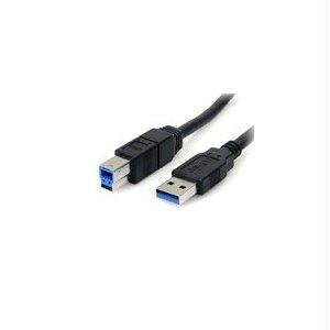 Startech 10 Ft Black Superspeed Usb 3.0 Cable A To B - M/m