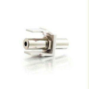 C2g Snap-in 3.5mm Stereo F/f Keystone Insert Module - White