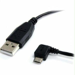 Startech 3 Ft Usb To Left Angle Micro Usb Cable -the Uusbhaub3la 3-foot Usb A To Micro Us