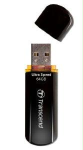 Transcend Information Usb Flash Drive - 64 Gb - Flash Memory - Usb 2.0 - Read 32 Mb/s , Write 18 Mb/s