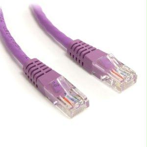 Startech 6ft Purple Molded Cat5e Utp Patch Cable