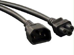 Tripp Lite 6ft Laptop Power Cord Adapter Cable C14 To C5 2.5a 18awg