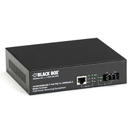 Black Box Poe Pse Gigabit Media Converter, Multimo