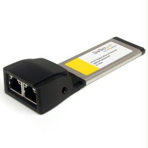 Startech Add 2 Gigabit Ethernet Ports To Your Laptop, Through A Single Expresscard Slot -