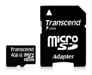 Transcend Information 4gb Microsdhc Card Class 4(sd 2.0)