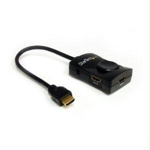 Startech Split An Hdmi Source With Accompanying Audio To 2 Displays - 2 Port Hdmi Splitte